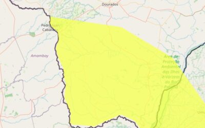 Inmet coloca todos os municípios de Mato Grosso do Sul em alerta para tempestades e granizo
