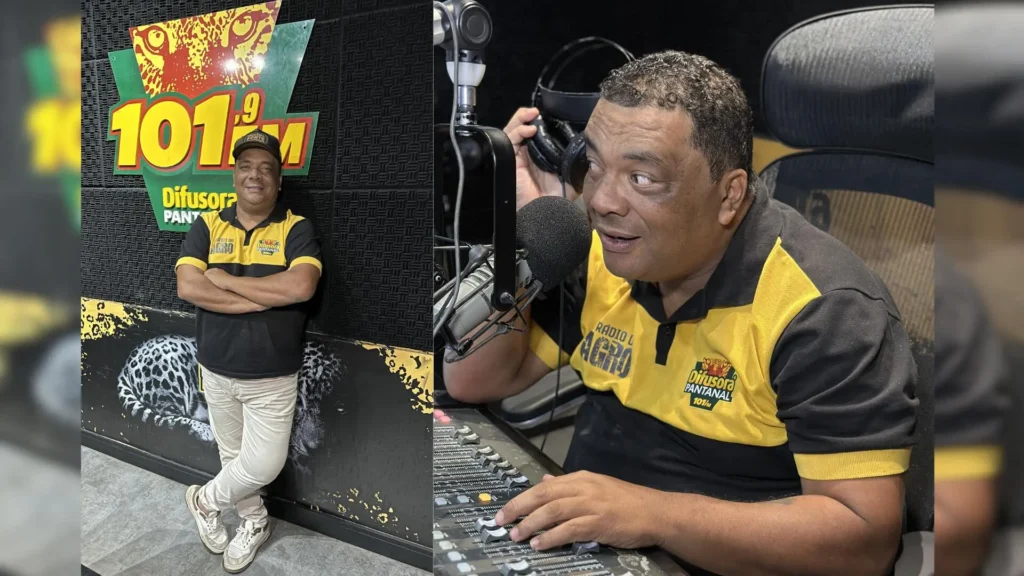 O experiente radialista Brejinho assume a programação matinal da tradicional Rádio Difusora Pantanal em Campo Grande, marcando seu retorno e um novo ciclo na comunicação sul-mato-grossense.
